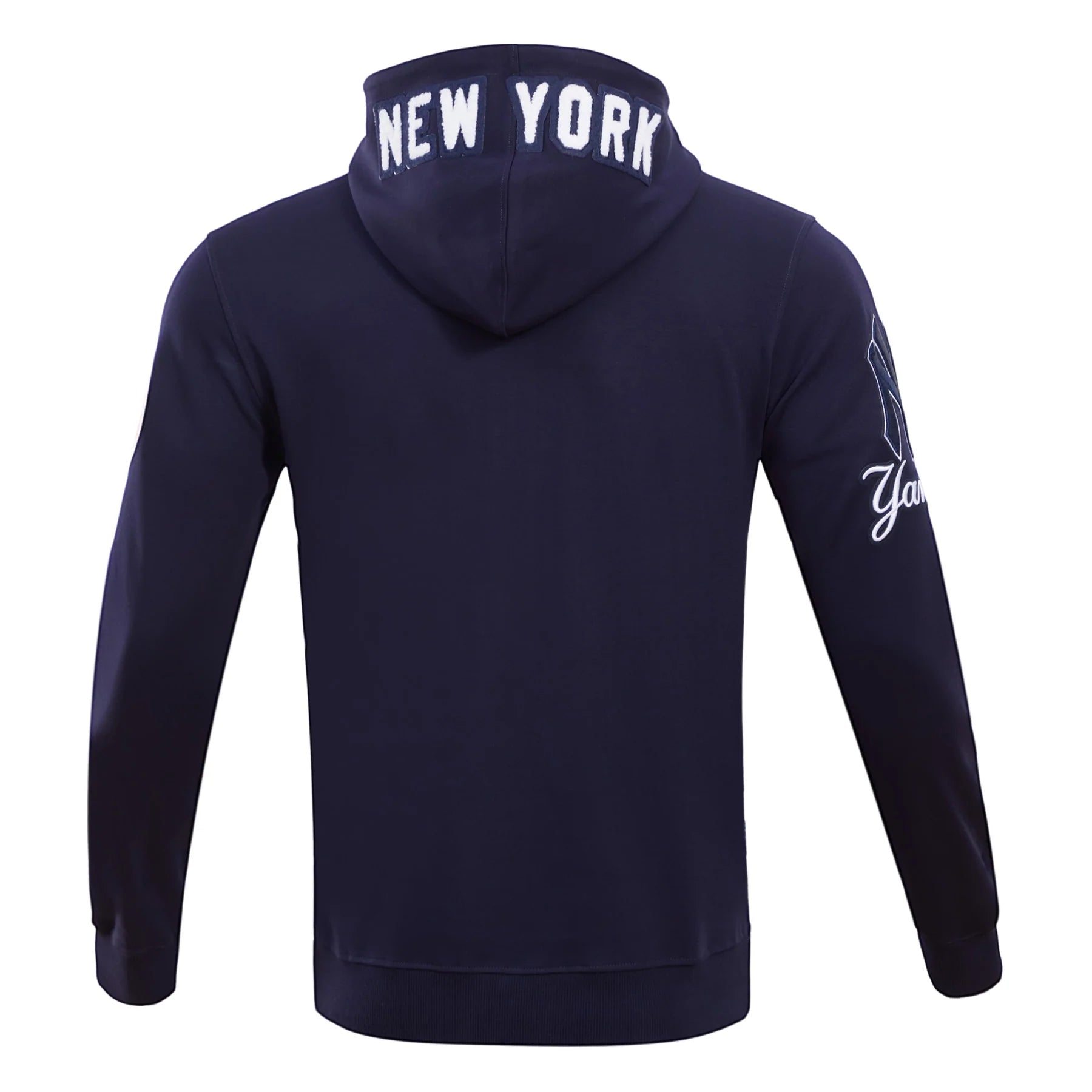 New York Yankees Men's Pro Standard 4-Hit Full-Zip Hoodie-Nevy