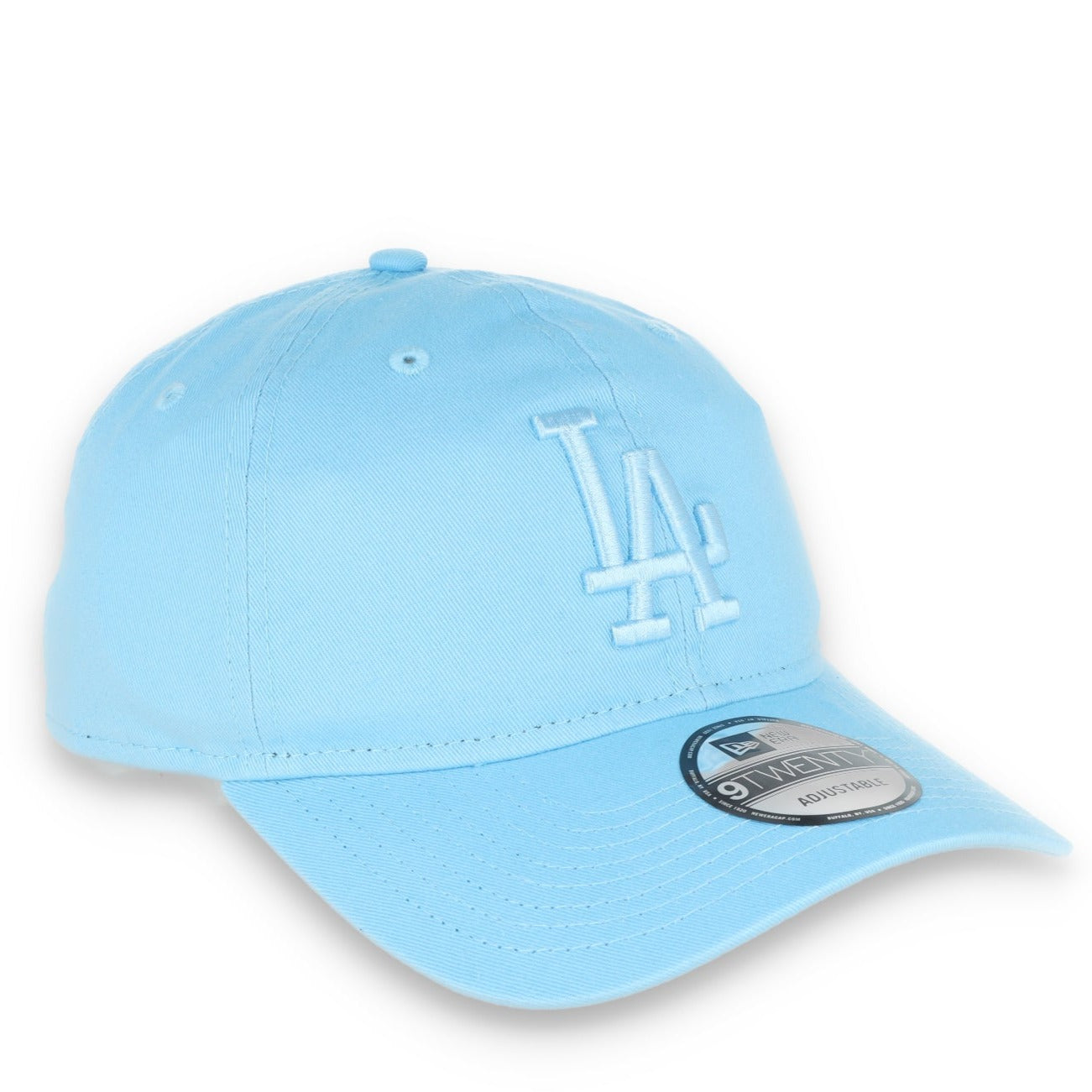 New Era Los Angeles Dodgers Color Pack 9TWENTY Adjustable Hat- Baby Blue