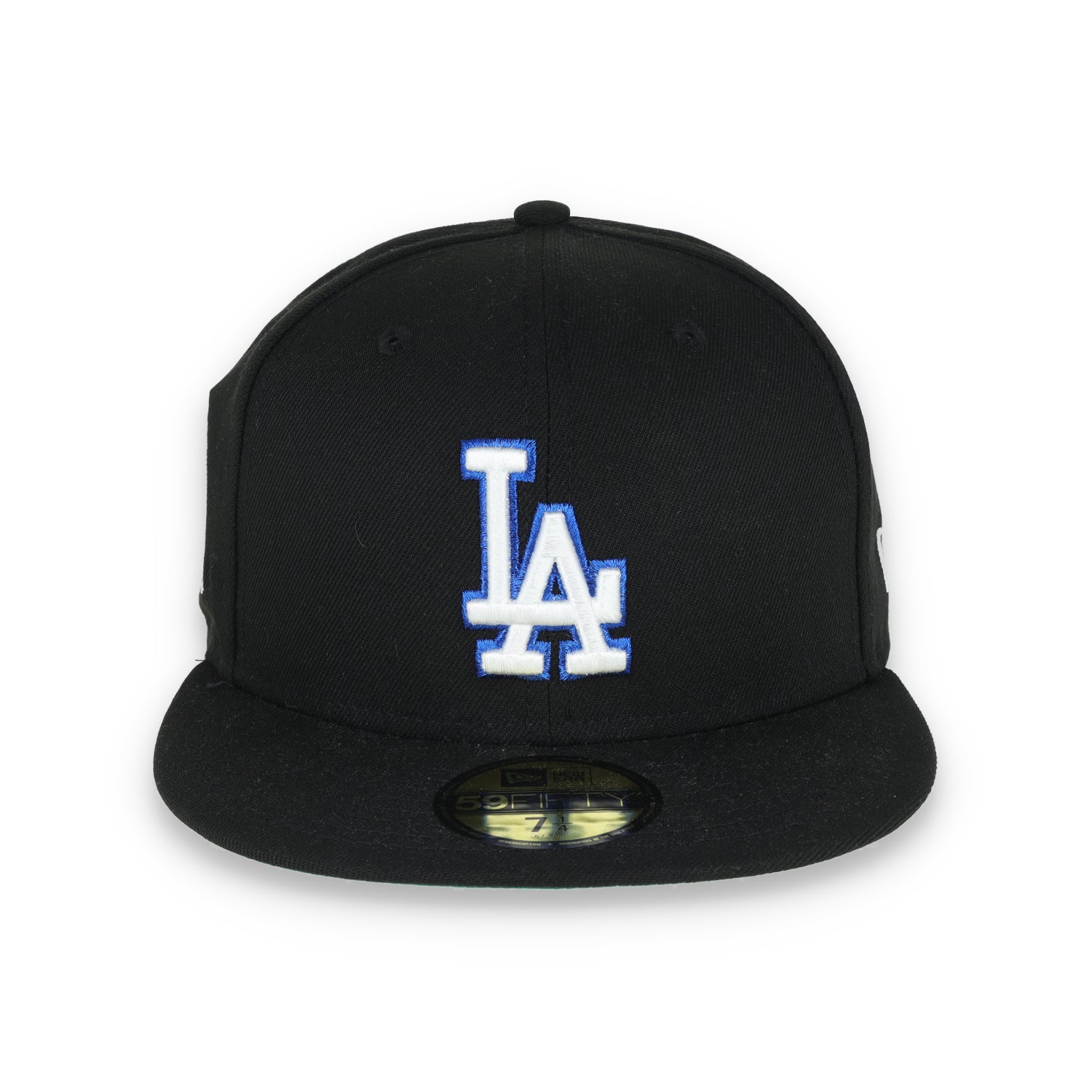 New Era Los Angeles Dodgers 60th Anniversary Metallic Logo Side Patch 59FIFTY Fitted-Black