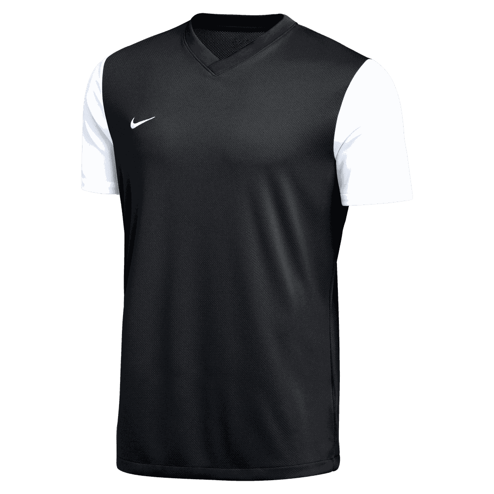 Nike Dri-Fit Short Sleeve Tiempo Premier II Jersey-BLACK/WHITE/WHITE