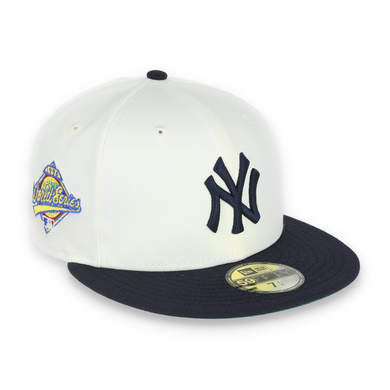 New Era New York Yankees 1996 World Series Patch 59FIFTY Fitted Ivory Hat