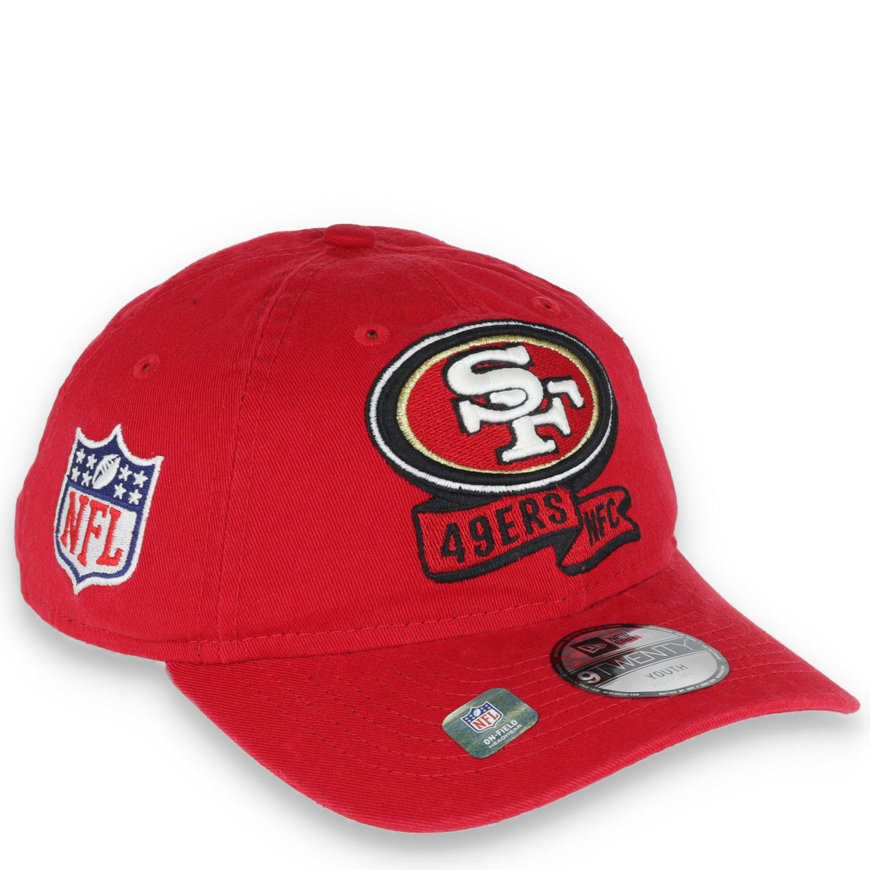 NEW ERA YOUTH SAN FRANCISCO 49ERS ON-FIELD 9TWENTY ADJUSTABLE HAT