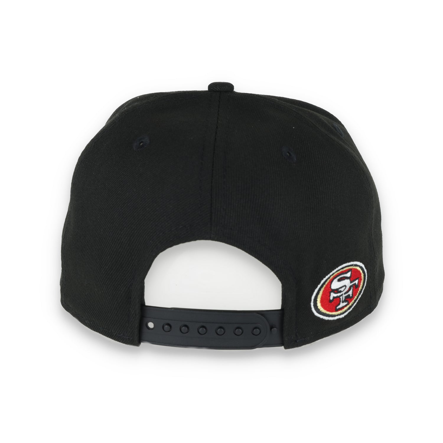 NEW ERA SAN FRANCISCO 49ERS GOTHIC SCRIPT NEW ERA 9FIFTY SNAPBACK-BLK/WHITE