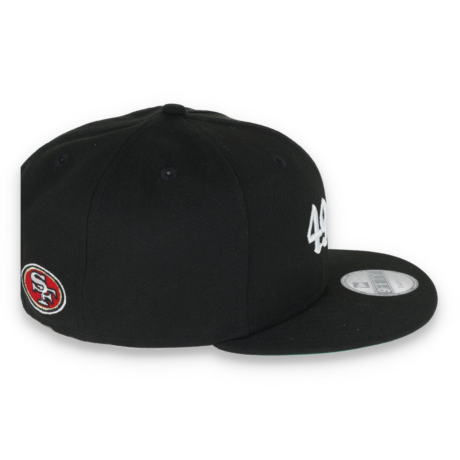 NEW ERA SAN FRANCISCO 49ERS GOTHIC SCRIPT NEW ERA 9FIFTY SNAPBACK-BLK/WHITE