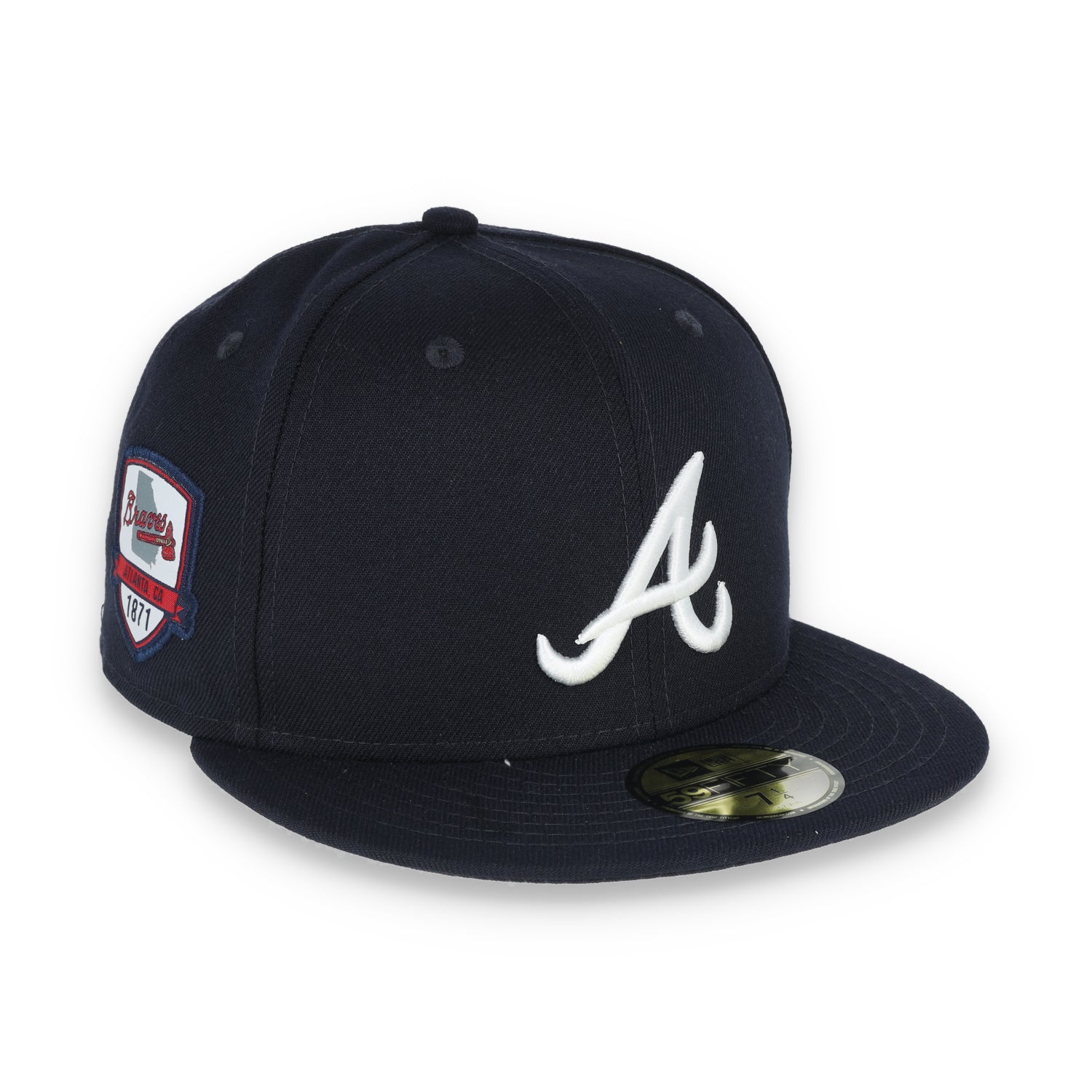 NEW ERA ATLANTA BRAVES INAUGURAL SEASON PATCH 59FIFTY FITTED HAT