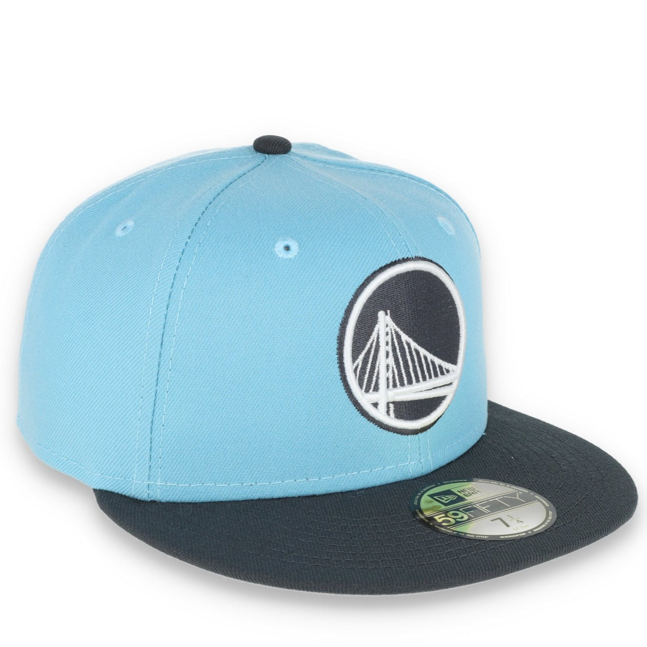 NEW ERA GOLDEN STATE WARRIORS COLOR PACK 2TONE 59FIFTY FITTED HAT- BABYBLUE/GREY