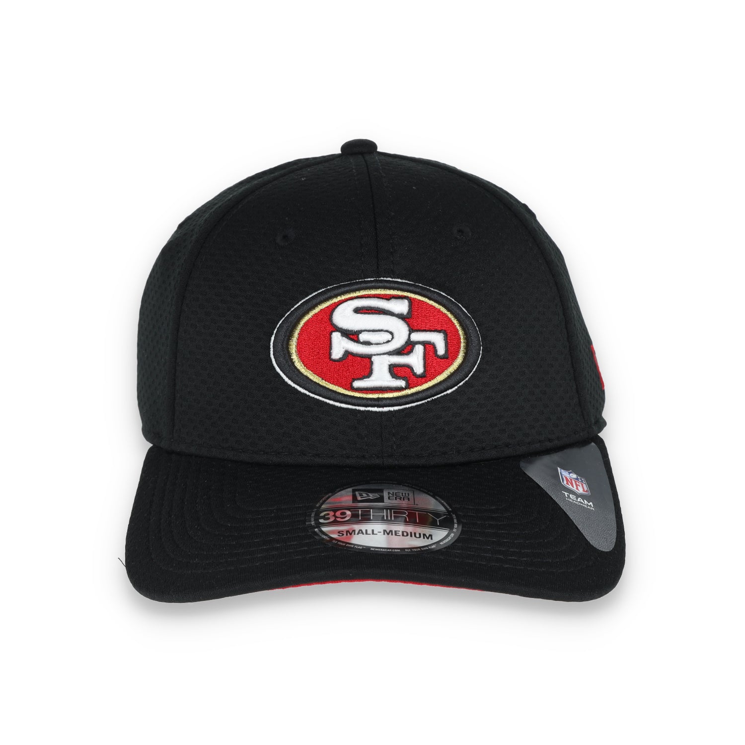 NEW ERA SAN FRANCISCO 49ERS 39THIRTY TECH FLEX FIT HAT-BLACK