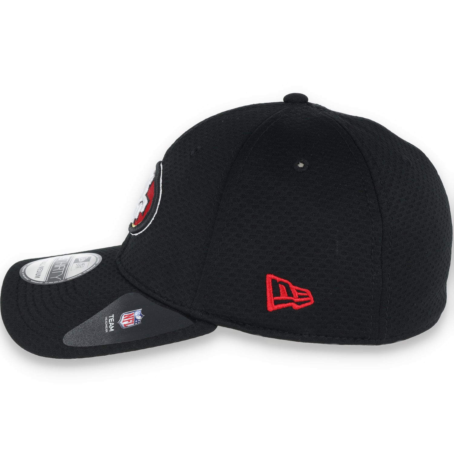 NEW ERA SAN FRANCISCO 49ERS 39THIRTY TECH FLEX FIT HAT-BLACK