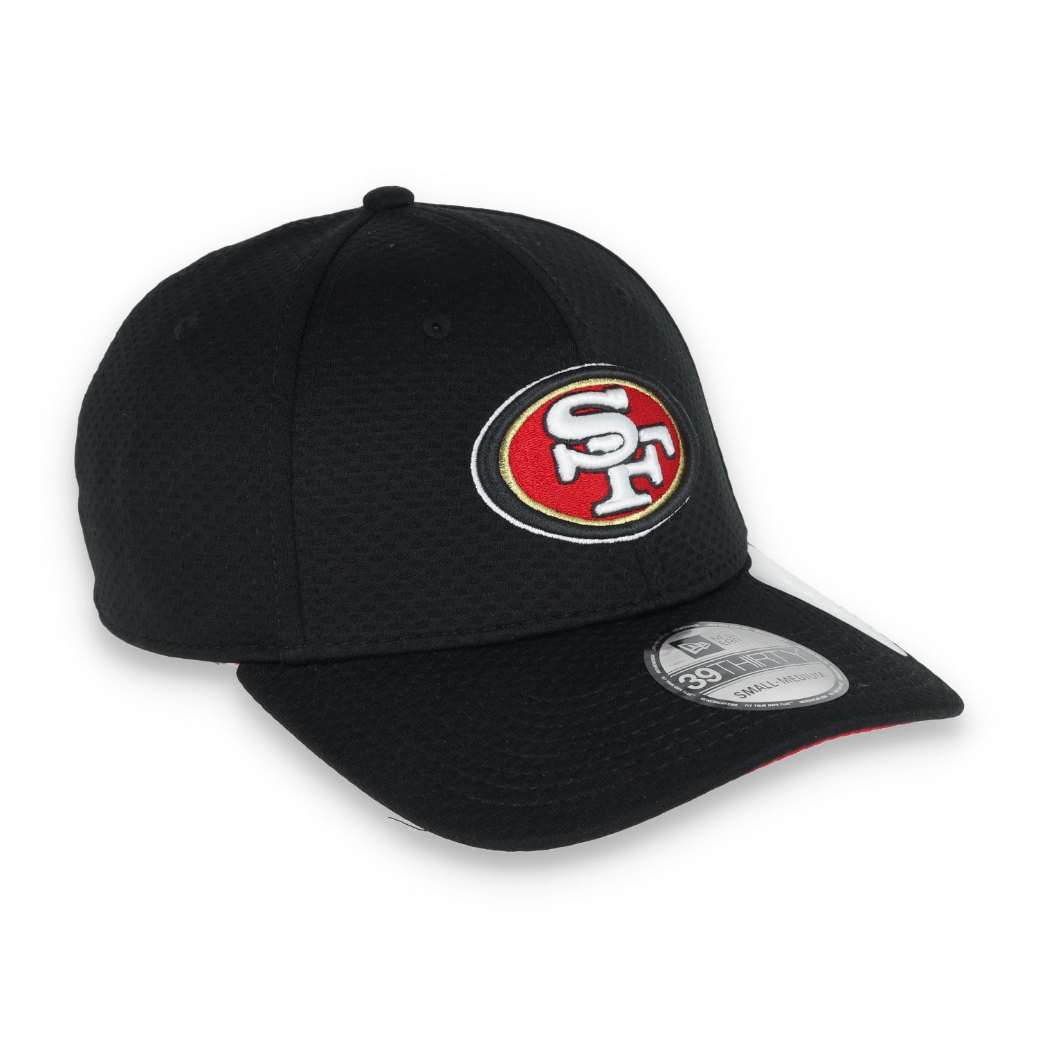 NEW ERA SAN FRANCISCO 49ERS 39THIRTY TECH FLEX FIT HAT-BLACK
