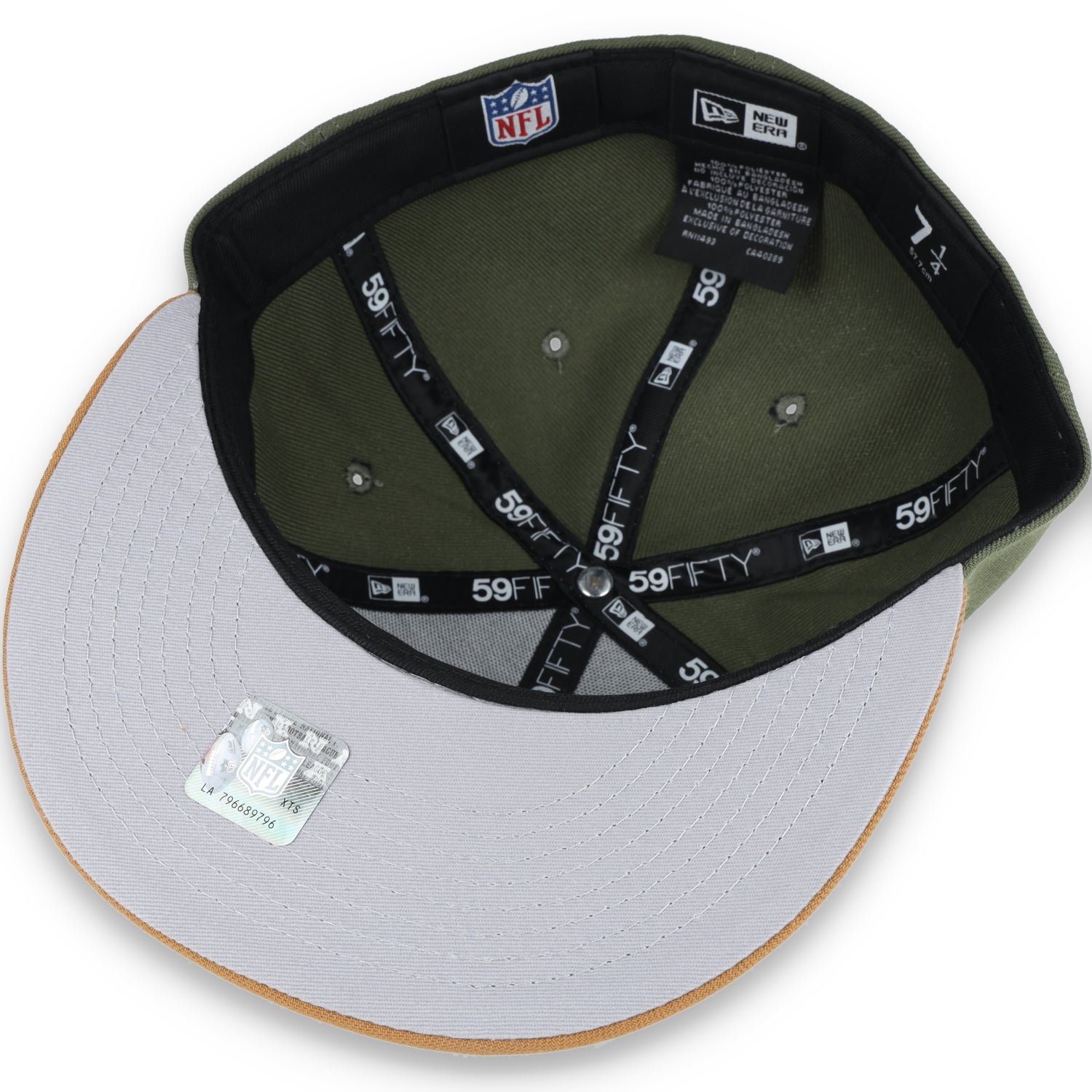 NEW ERA SAN FRANCISCO 49ERS 59FIFTY COLOR PACK FITTED -OLIVE/TAN