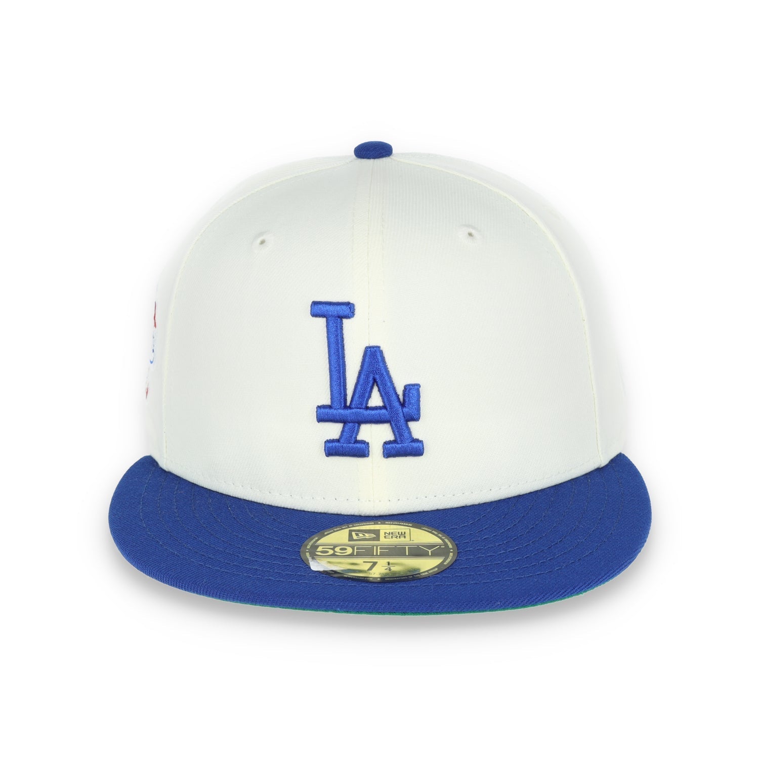 New Era Los Angeles Dodgers 100th Anniversary Patch 59FIFTY Fitted Ivory