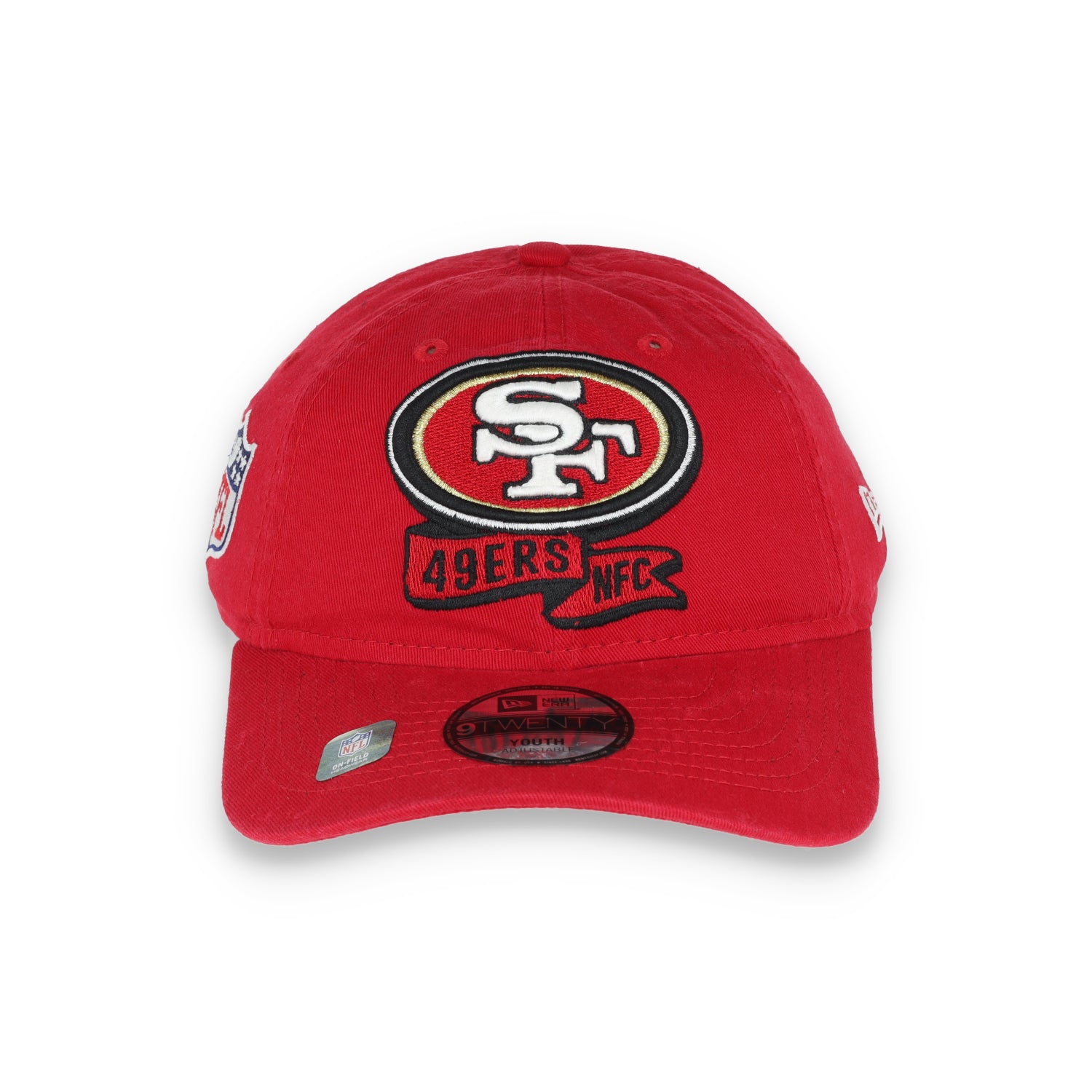 NEW ERA YOUTH SAN FRANCISCO 49ERS ON-FIELD 9TWENTY ADJUSTABLE HAT