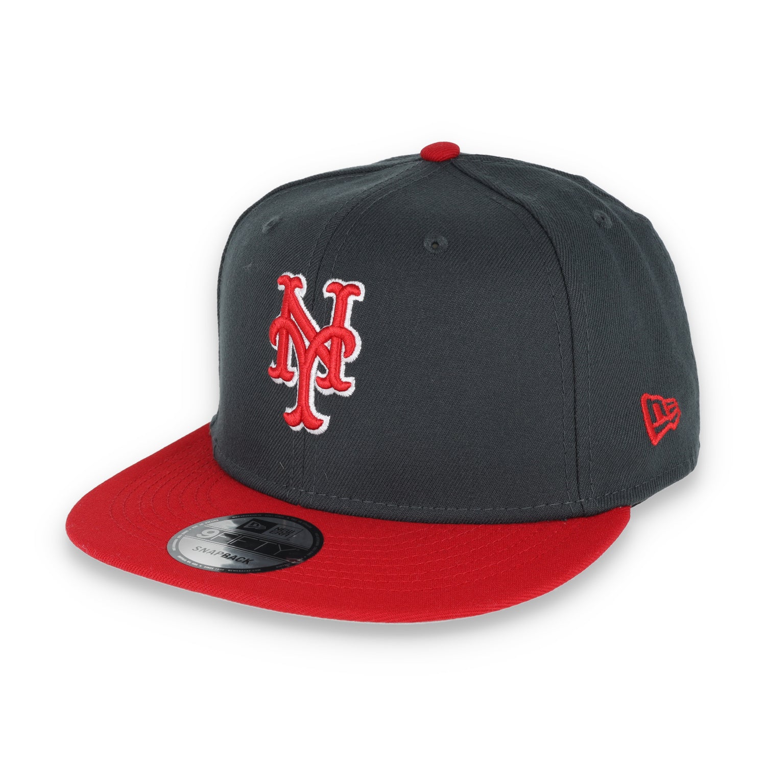 New Era New York Mets 2-Tone Color Pack 9FIFTY Snapback Hat- Grey/Scarlet