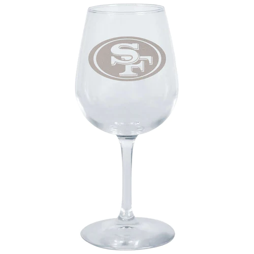 San Francisco 49ers 12.75oz Stemmed Wine Glass