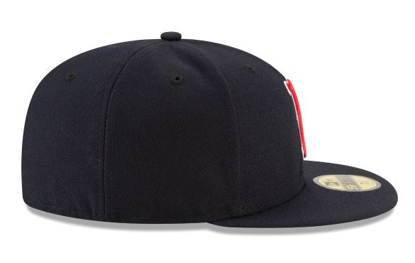 BOSTON RED SOX NEW ERA HOME AUTHENTIC COLLECTION 59FIFTY FITTED-ON-FIELD COLLECTION NAVY-RED