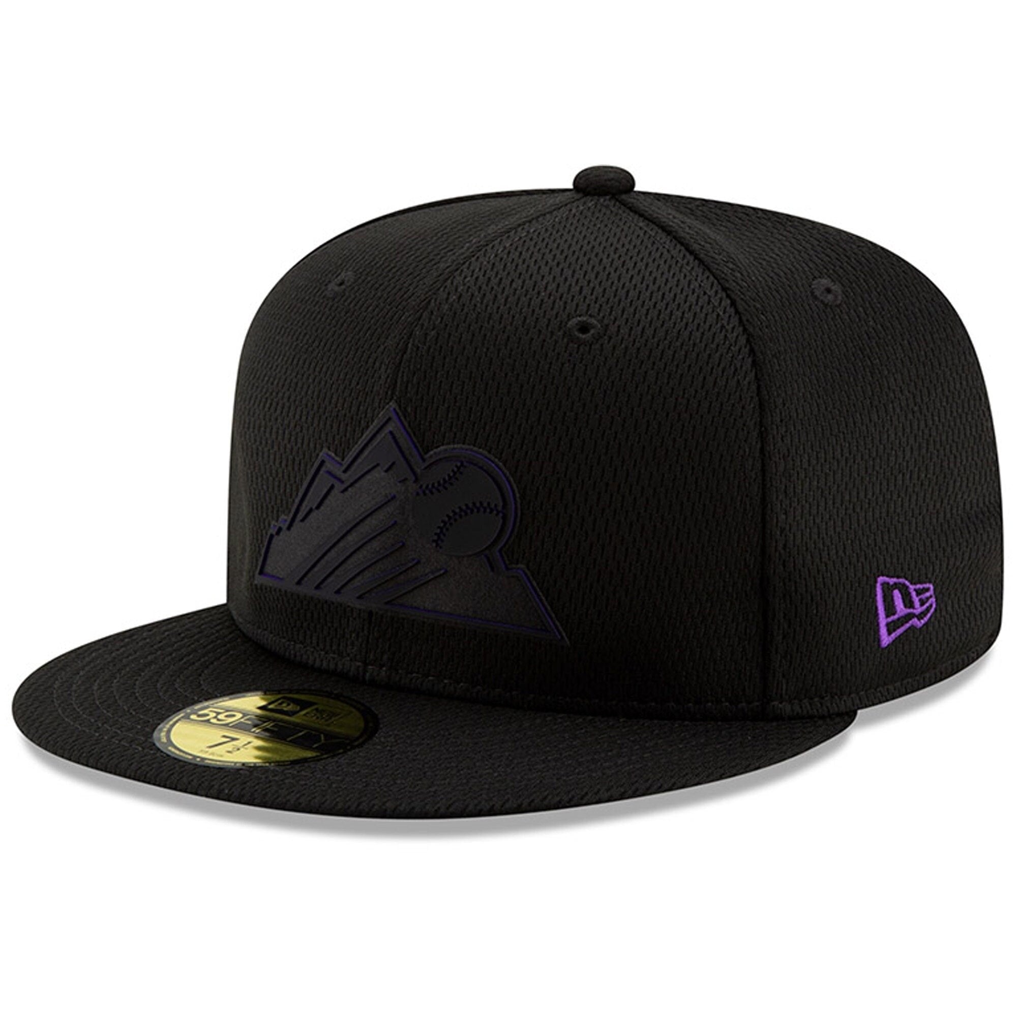 COLORADO ROCKIES NEW ERA CLUBHOUSE COLLECTION 59FIFTY FITTED-BLACK
