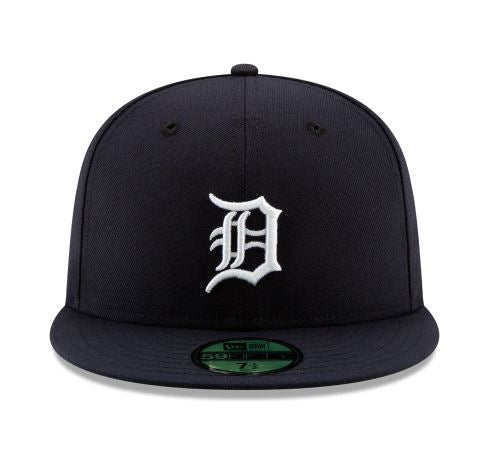 DETROIT TIGERS NEW ERA HOME AUTHENTIC COLLECTION 59FIFTY FITTED-ON-FIELD COLLECTION-NAVY