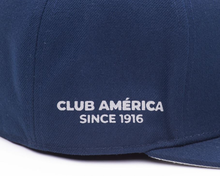 FI COLLECTION CLUB AMERICA BRAVEHEART FITTED HAT-NAVY