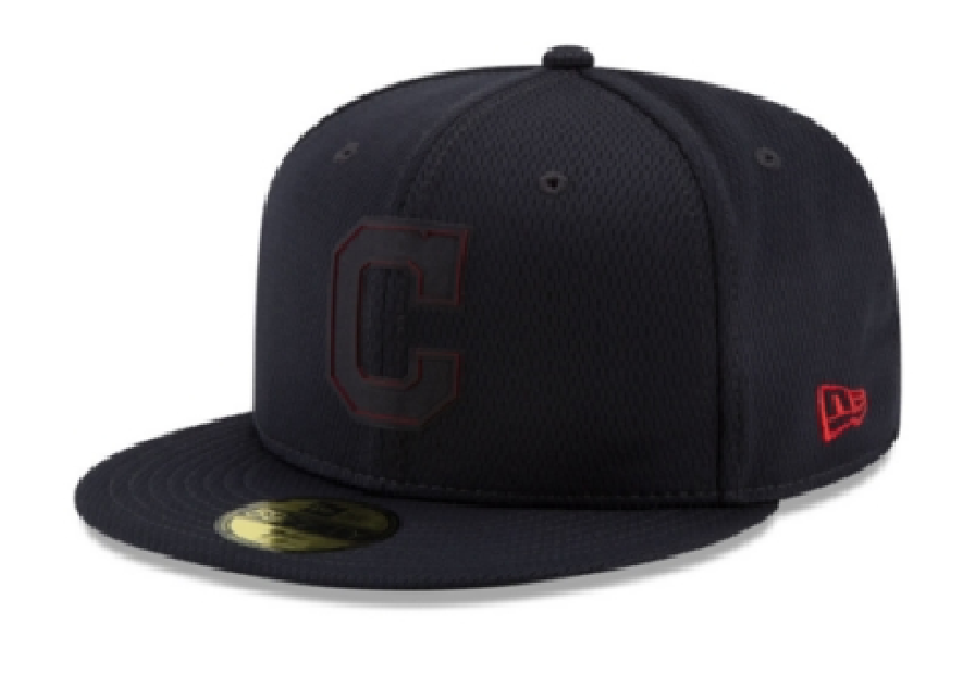 CLEVELAND INDIANS NEW ERA CLUBHOUSE COLLECTION 59FIFTY FITTED- NAVY