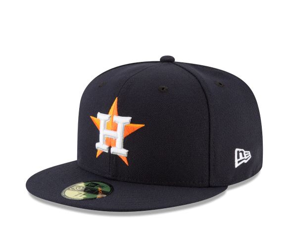 HOUSTON ASTROS NEW ERA HOME AUTHENTIC COLLECTION 59FIFTY FITTED-ON-FIELD COLLECTION-NAVY