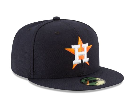 HOUSTON ASTROS NEW ERA HOME AUTHENTIC COLLECTION 59FIFTY FITTED-ON-FIELD COLLECTION-NAVY