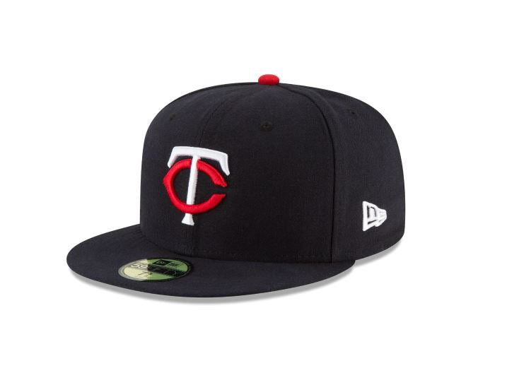 MINNESOTA TWINS HOME AUTHENTIC COLLECTION 59FIFTY FITTED-ON-FIELD COLLECTION-NAVY