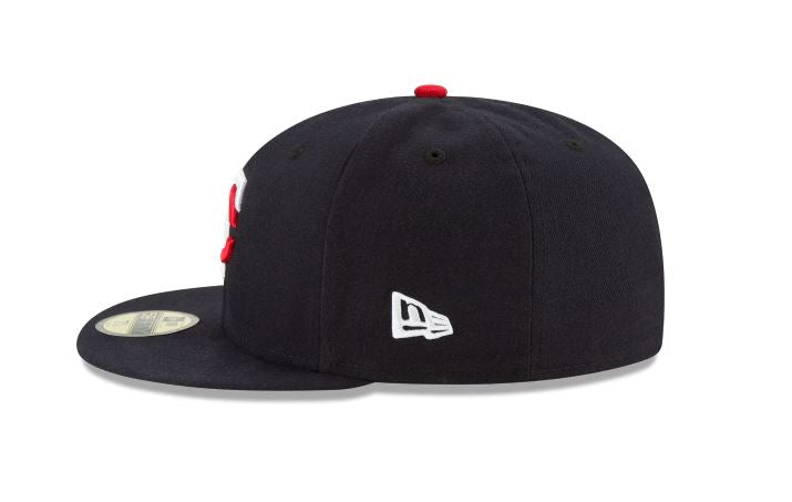MINNESOTA TWINS HOME AUTHENTIC COLLECTION 59FIFTY FITTED-ON-FIELD COLLECTION-NAVY