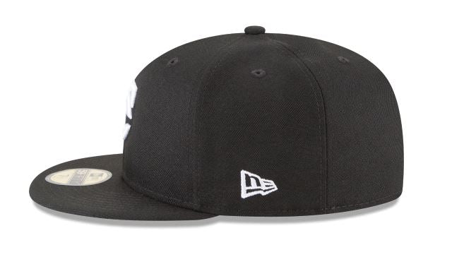 MINNESOTA TWINS NEW ERA BASIC COLLECTION FITTED 59FIFTY-BLACK AND WHITE
