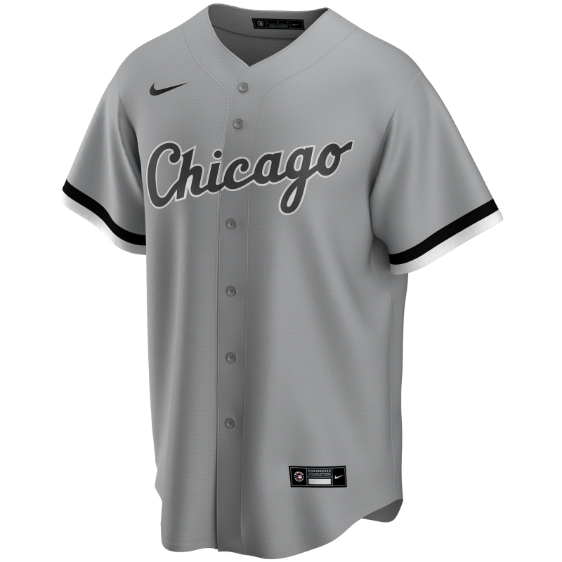 Nike Men's Chicago White Sox Grey Road 2020 Replica Team Jersey