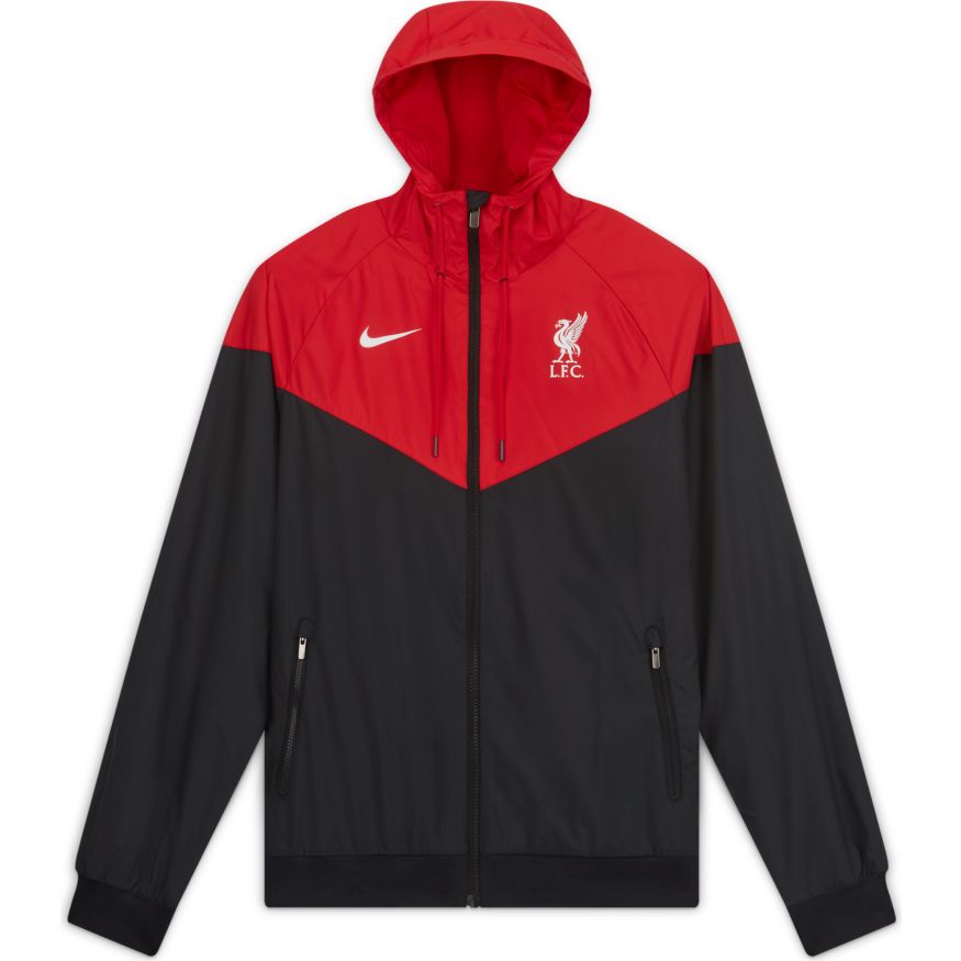 Nike Men's Liverpool FC Windrunner Men's Woven Jacket-Black/Red