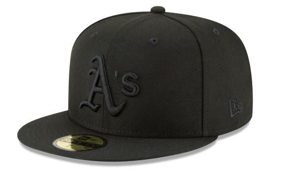 OAKLAND ATHLETICS NEW ERA BASIC COLLECTION FITTED 59FIFTY-BLACK