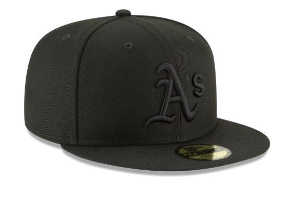 OAKLAND ATHLETICS NEW ERA BASIC COLLECTION FITTED 59FIFTY-BLACK
