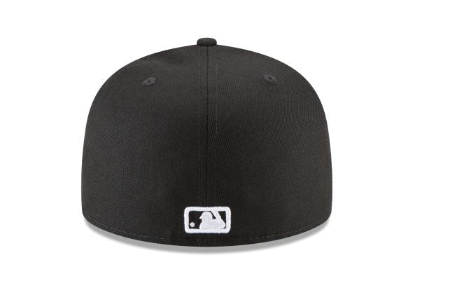 PITTSBURGH PIRATES NEW ERA BASIC COLLECTION FITTED 59FIFTY-BLACK AND WHITE