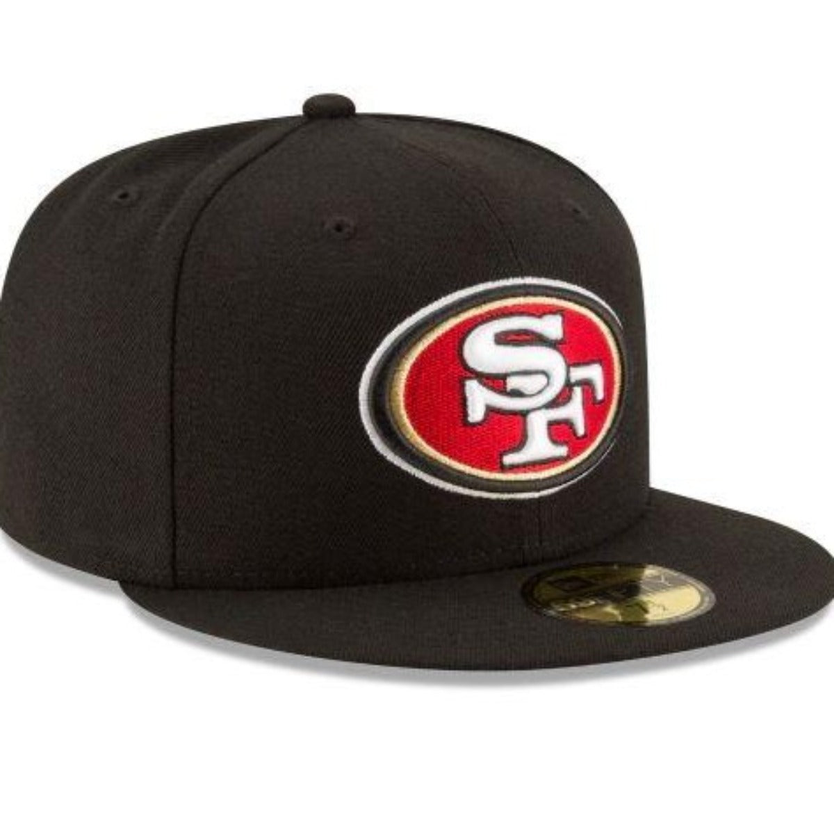 SAN FRANCISCO 49ERS NEW ERA OFFICIAL NFL BASIC 59FIFTY FITTED-BLACK