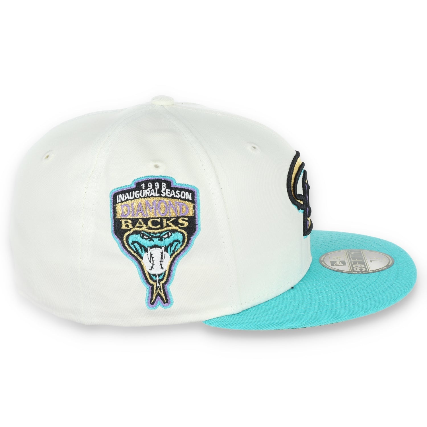 New Era Arizona Diamondbacks Patch 59FIFTY Fitted Ivory Hat