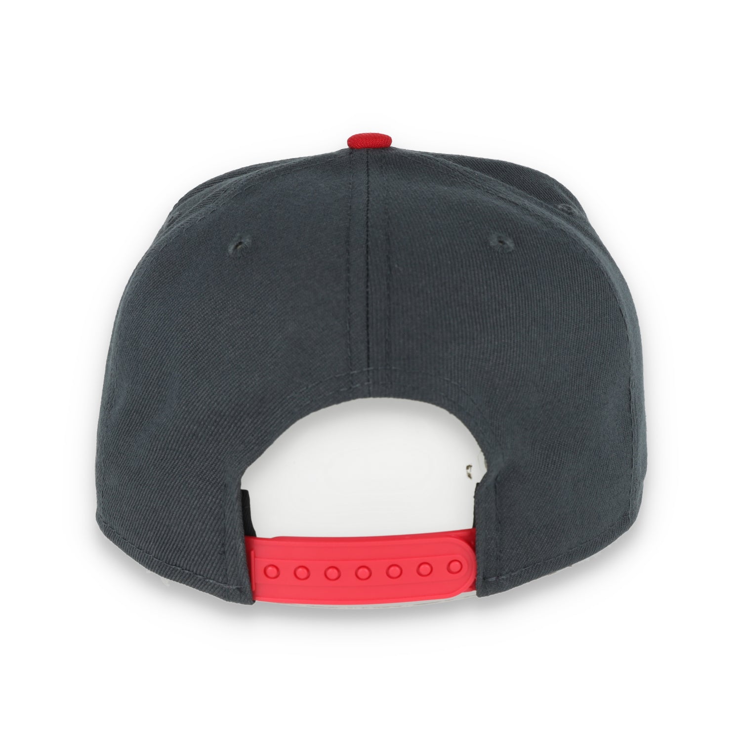 New Era Chicago Bulls Color Pack 2-Tone 9FIFTY Snapback Hat-Dark Grey/Red
