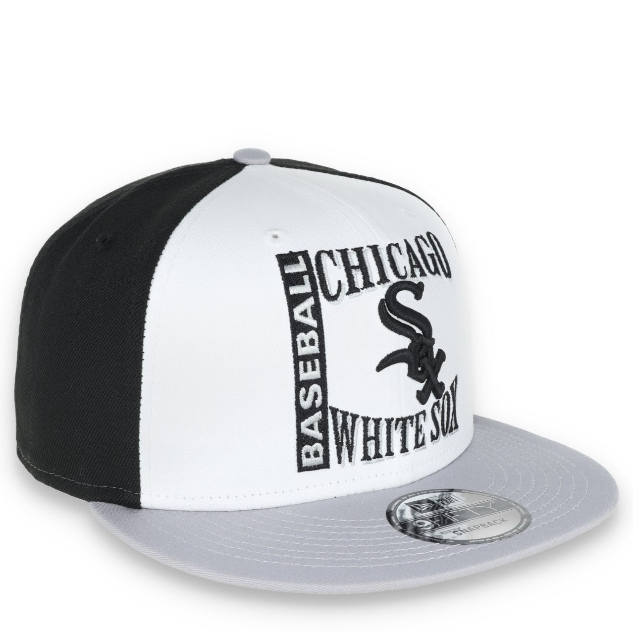 New Era Chicago White Sox Retro Sport 9FIFTY Snapback Hat - White/Black