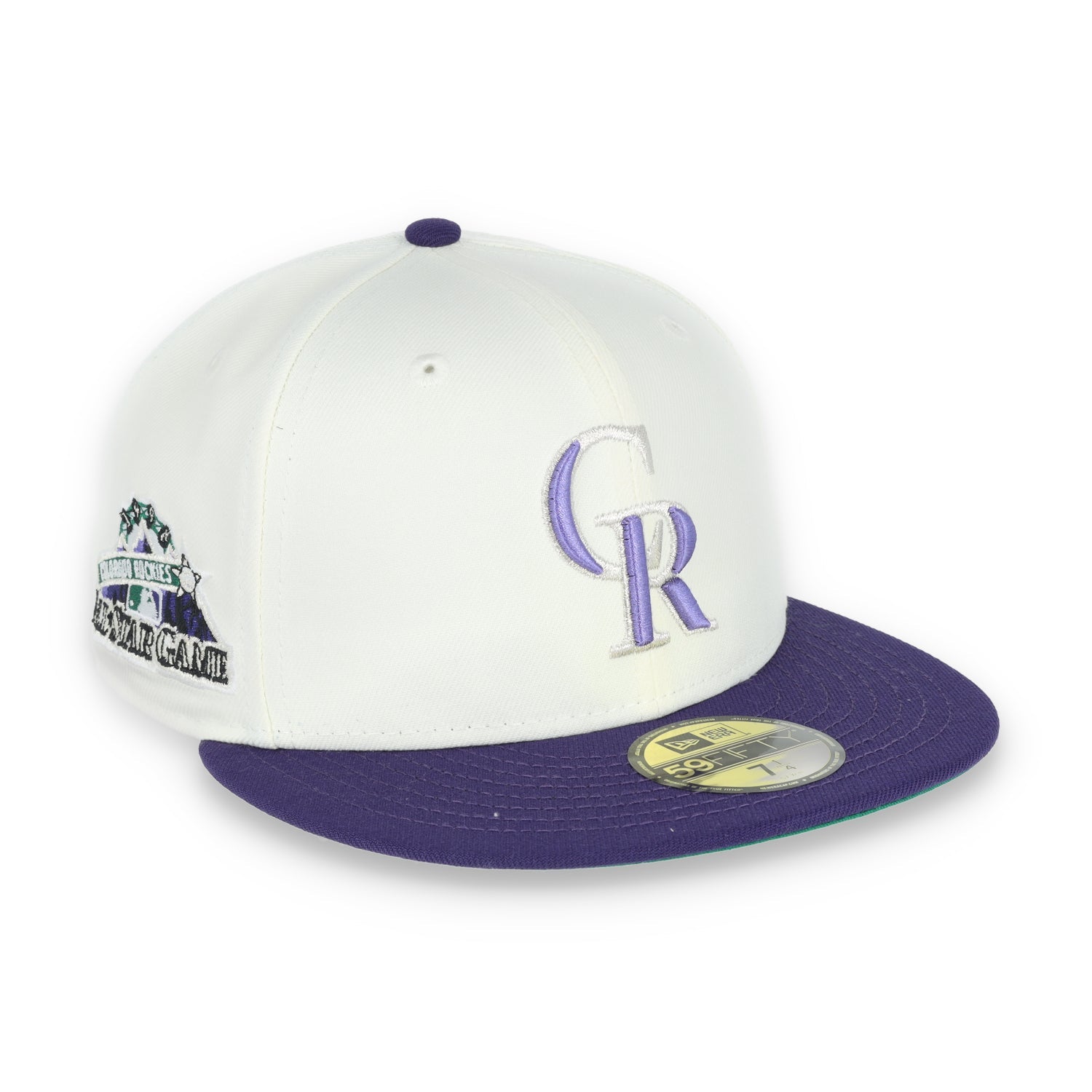 New Era Colorado Rockies 1998 All Star Game Patch 59FIFTY Fitted Ivory Hat