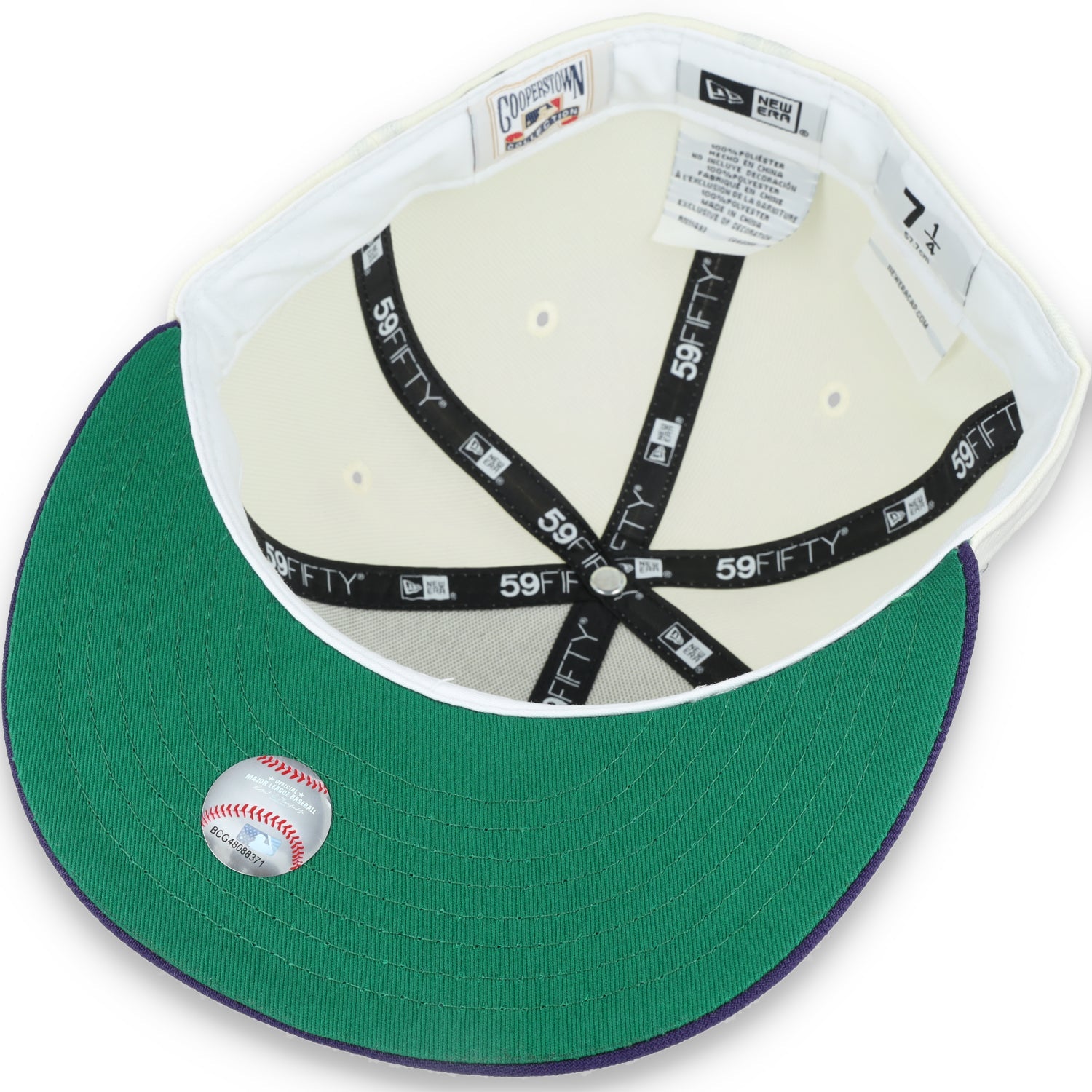 New Era Colorado Rockies 1998 All Star Game Patch 59FIFTY Fitted Ivory Hat