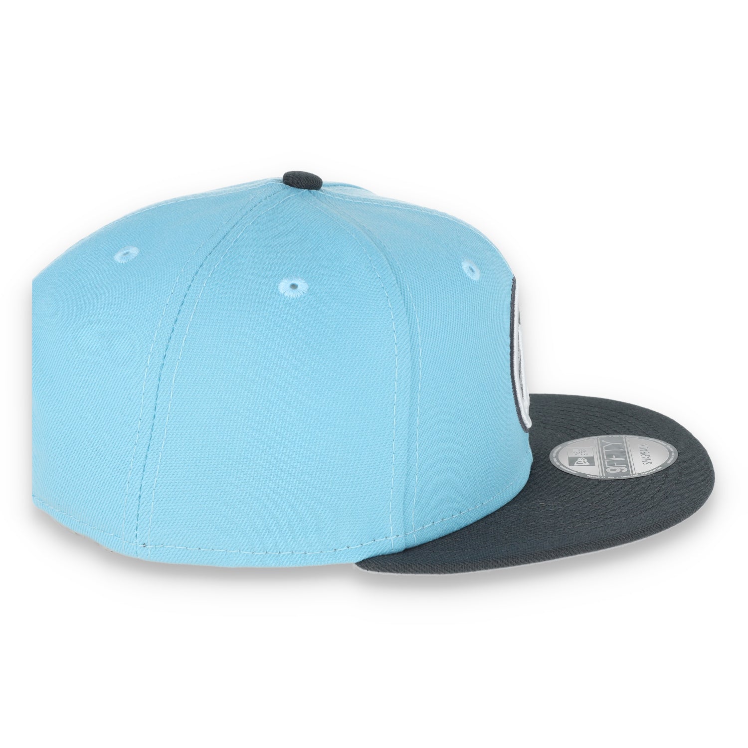 New Era Golden State Warriors Color Pack 2-Tone 9FIFTY Snapback Hat-BABYBLUE/GREY