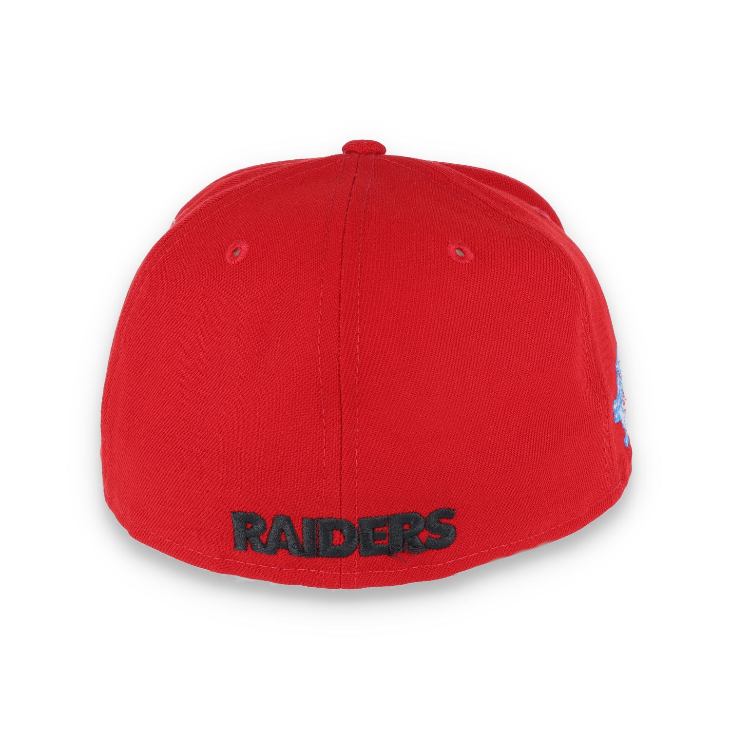 New Era Las Vegas Raiders Shield XVIII Side Patch 59FIFTY Fitted Hat-RED