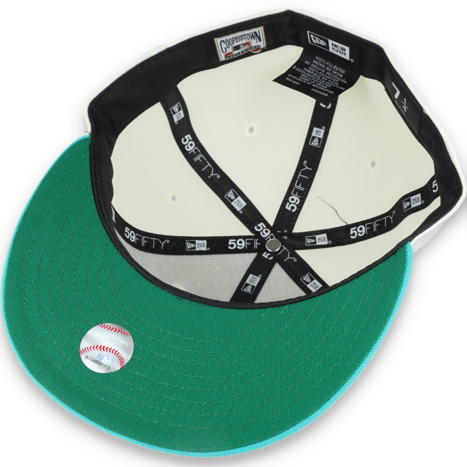 New Era Miami Marlins 1993 Inaugural Patch 59FIFTY Fitted Ivory Hat