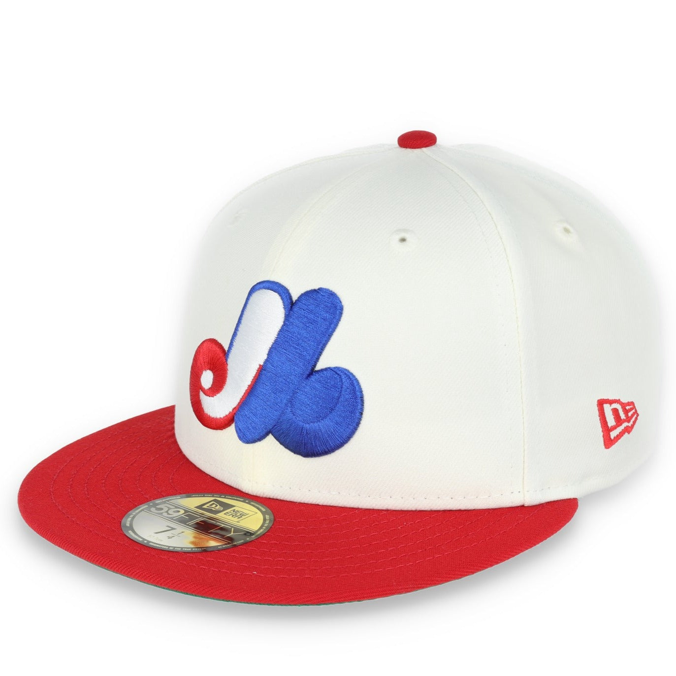 New Era Montreal Expos Patch 59FIFTY Fitted Ivory Hat