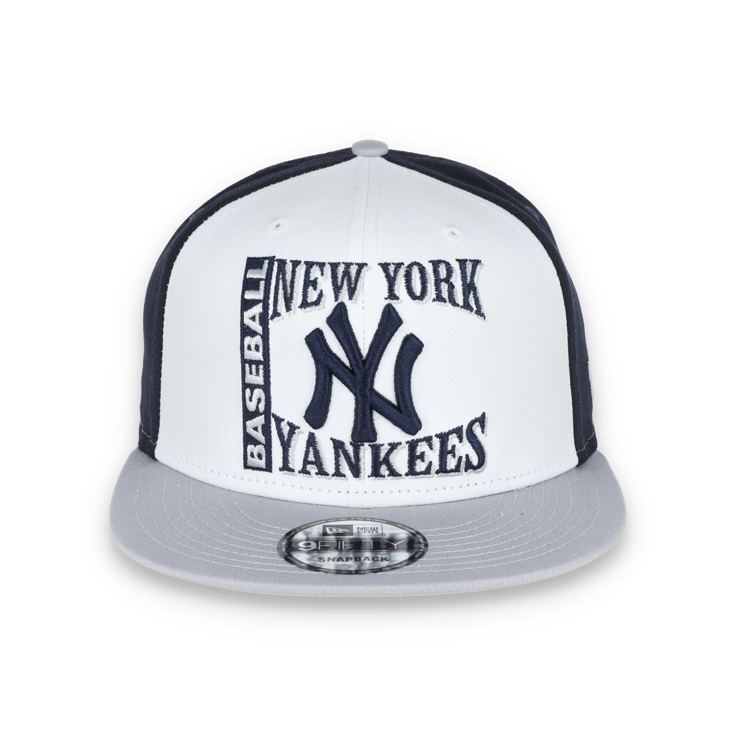 New Era New York Yankee Retro Sport 9FIFTY Snapback Hat - White/Navy