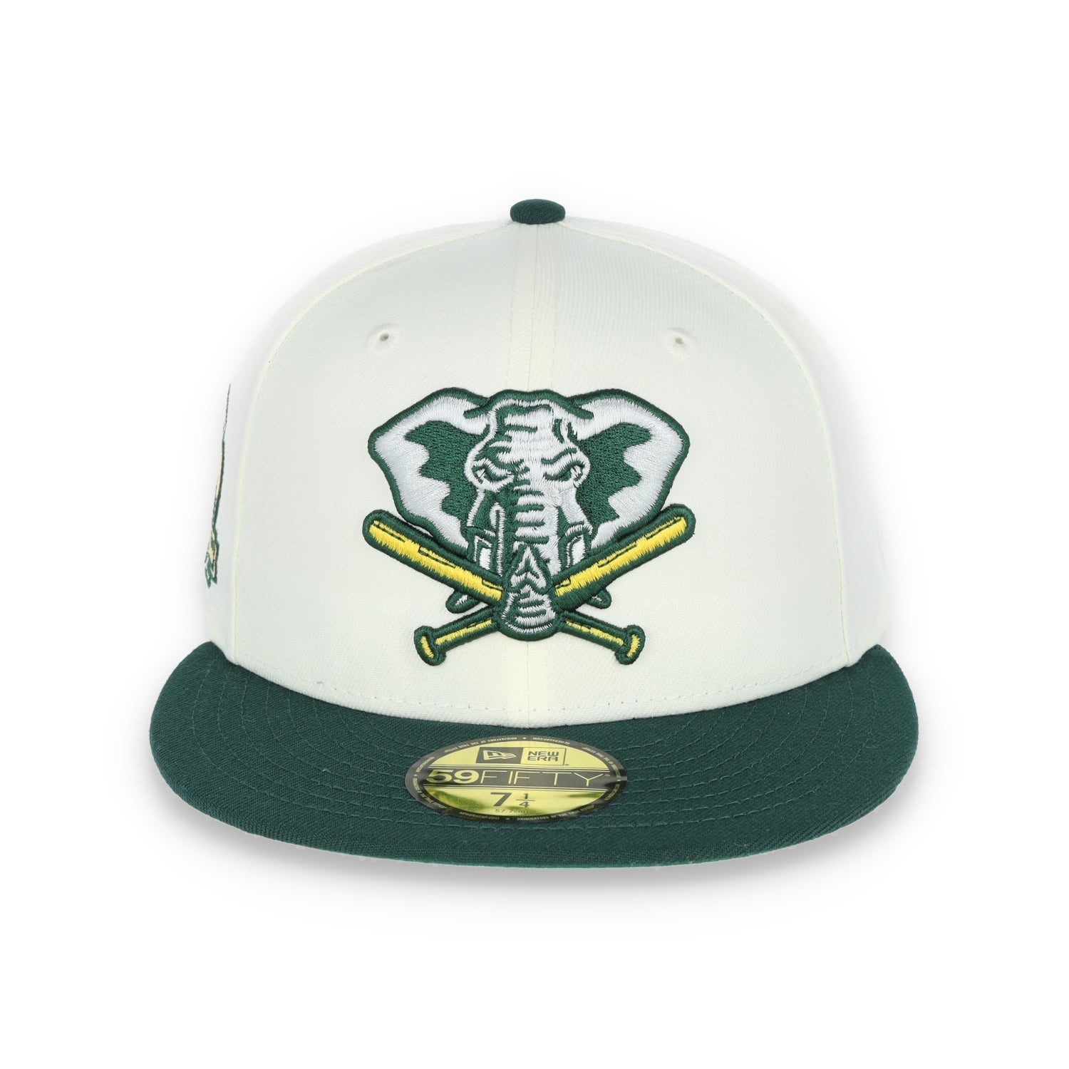 New Era Oakland Athletics 40th Anniversary Patch 59FIFTY Fitted Ivory Hat