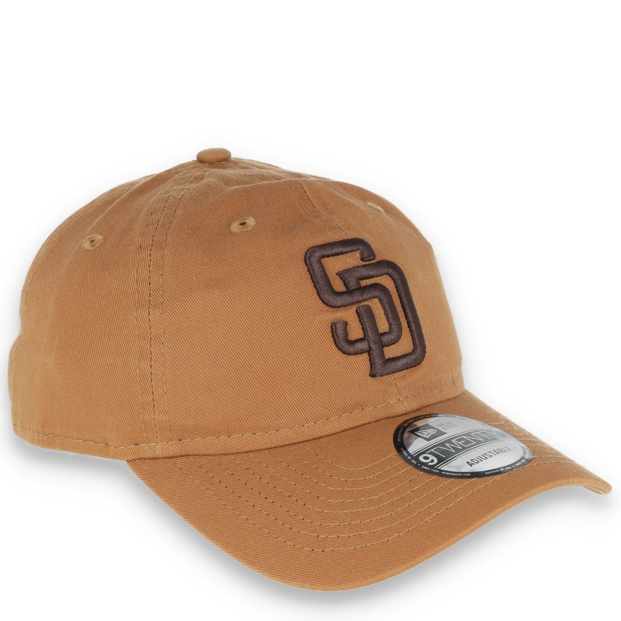 New Era San Diego Padres Core Classic 2.0 9TWENTY Adjustable Hat-Khaki