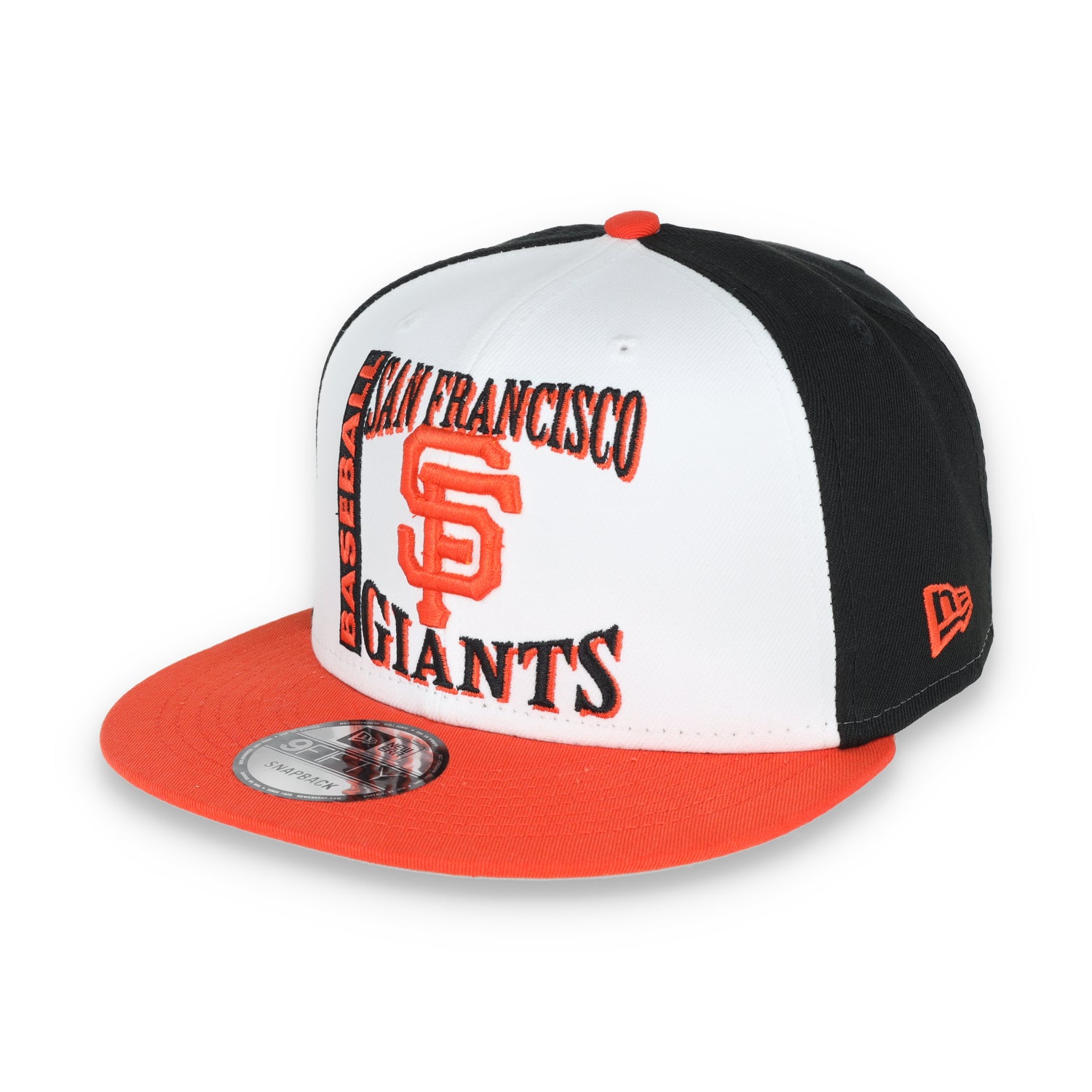 New Era San Francisco Giants Retro Sport 9FIFTY Snapback Hat - White/Black