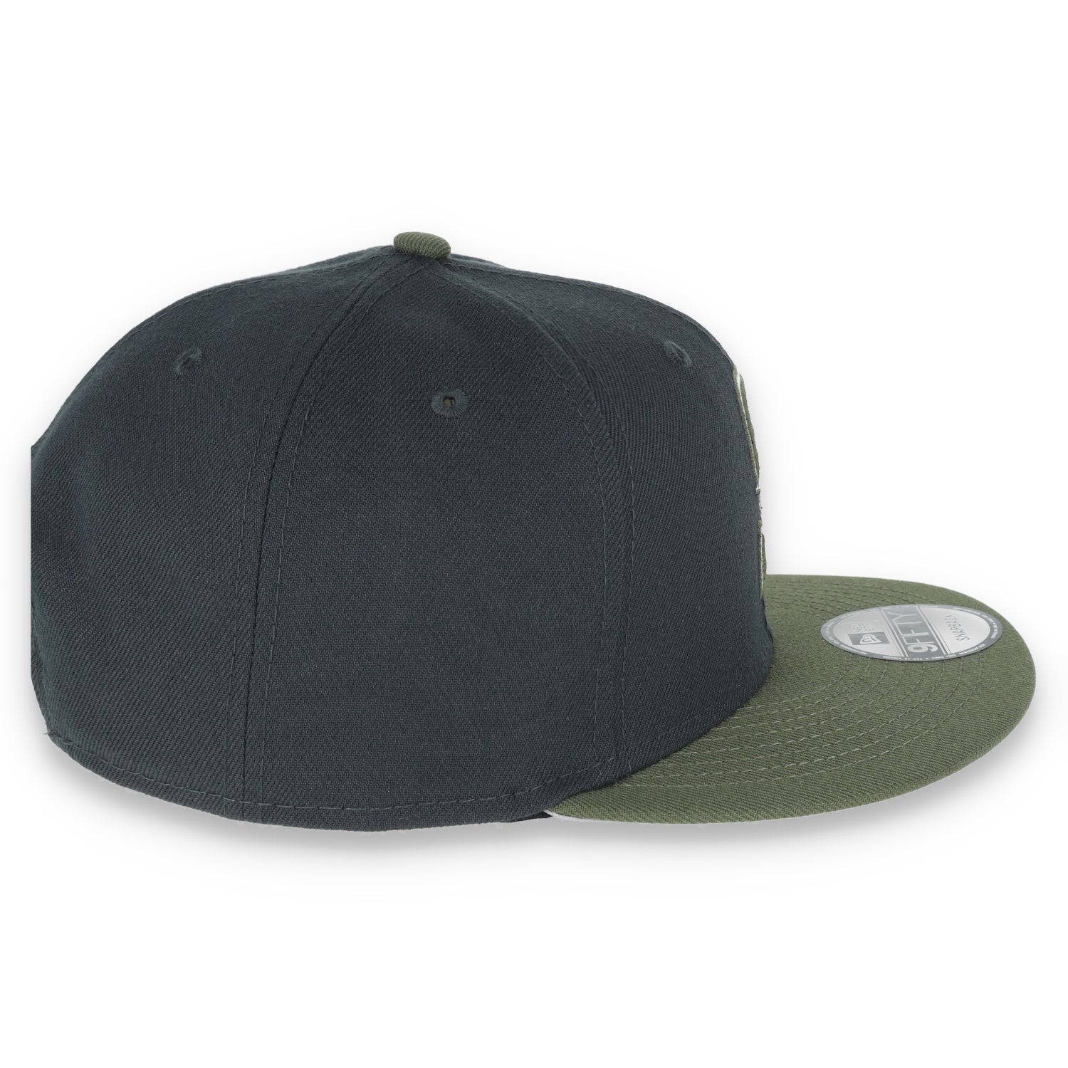 New Era Seattle Mariners 2-Tone Color Pack 9FIFTY Snapback Hat-Grey/Olive