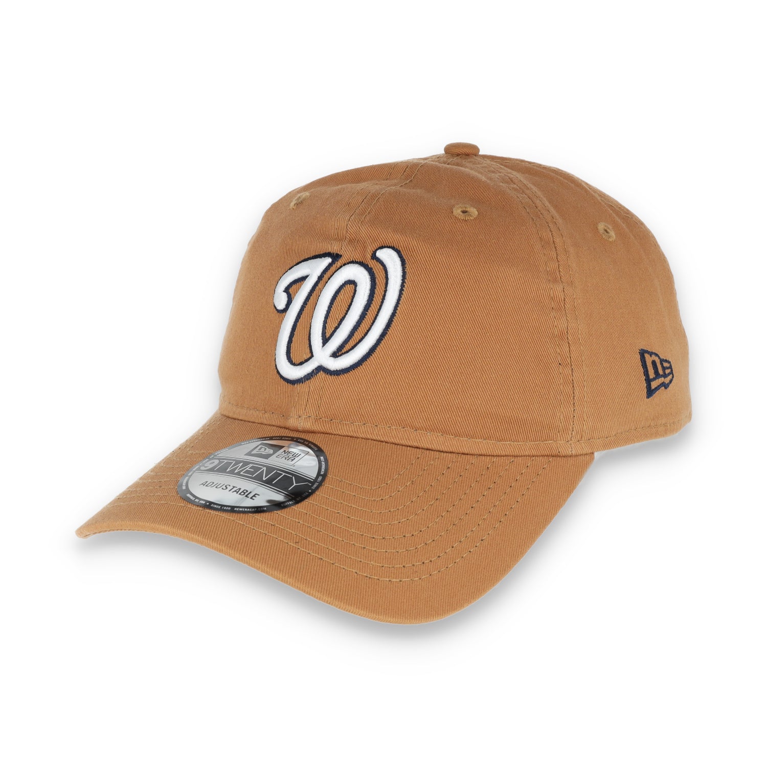New Era Washington Nationals Core Classic 2.0 9TWENTY Adjustable Hat-Khaki