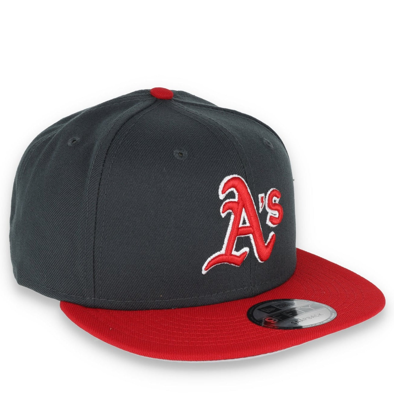 New Era Oakland Athletics 2-Tone Color Pack 9FIFTY Snapback Hat - Grey/Scarlet